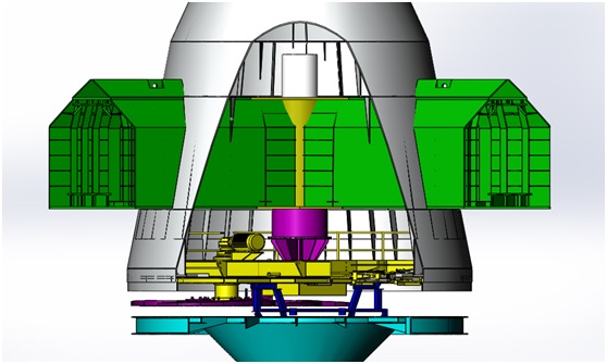 石膏卸料机模型图