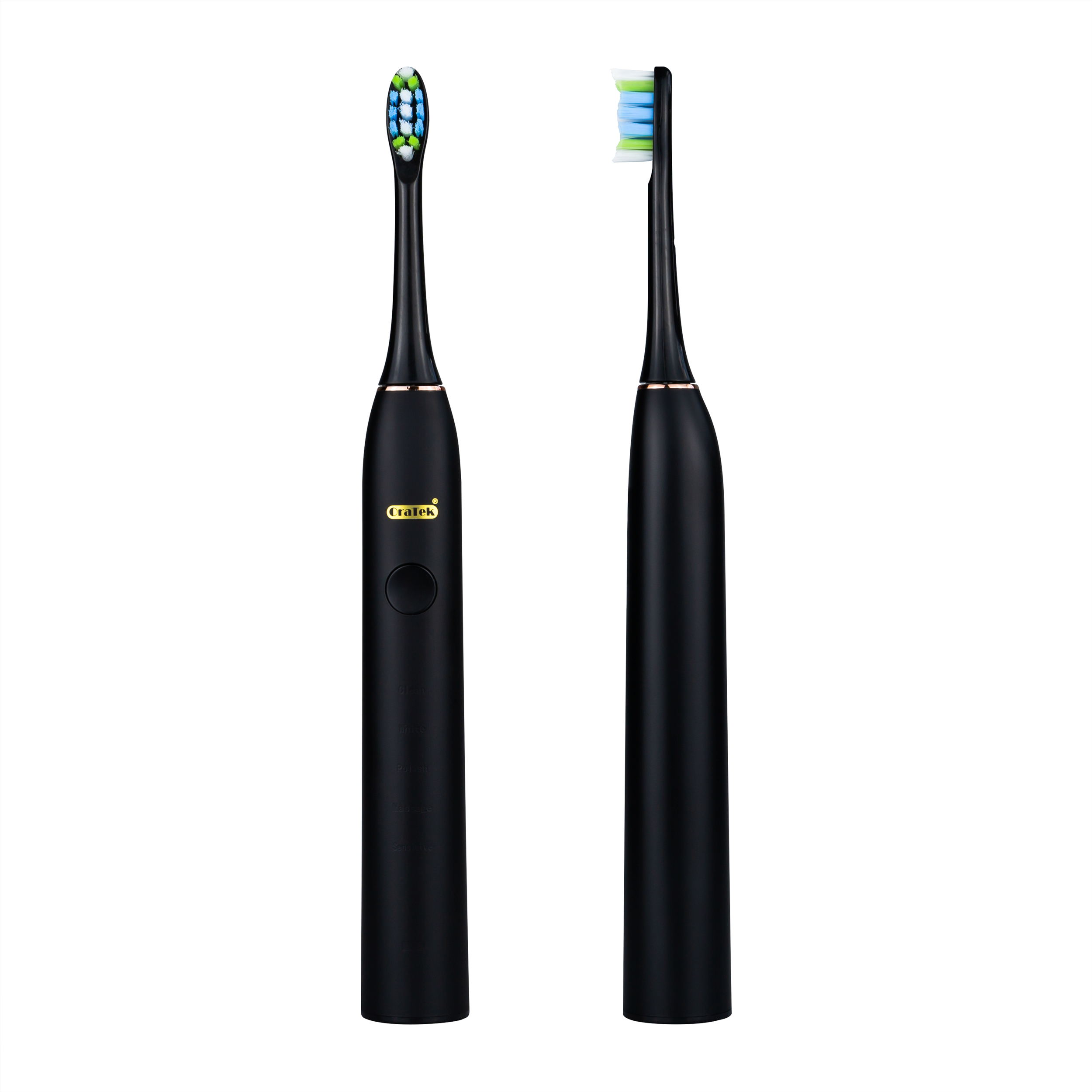 Brosse à dents électrique sonique avec 2 têtes de brosse hygiène bucco-dentaire rechargeable