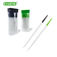 2 In 1 Mint/charcoal Soft Rubber Brush Pick & Plastic Toothpicks