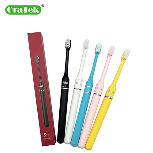 AA Battery Electric Toothbrush with Replacement Brush Head Washable Whitening Toothbrush