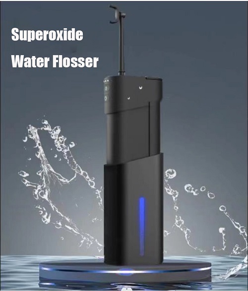 Superoxide Water Flosser 180ML Portable Oral Irrigator Patent U-shaped Nozzle