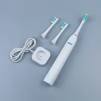 Sonic electric toothbrush with 2 brush heads oral hygiene rechargeable