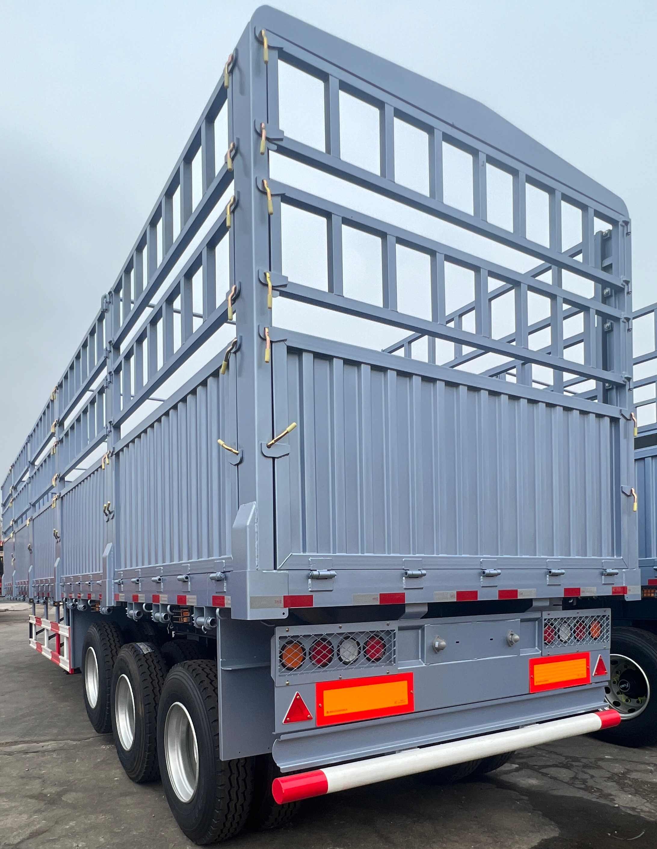 Stake semitrailer