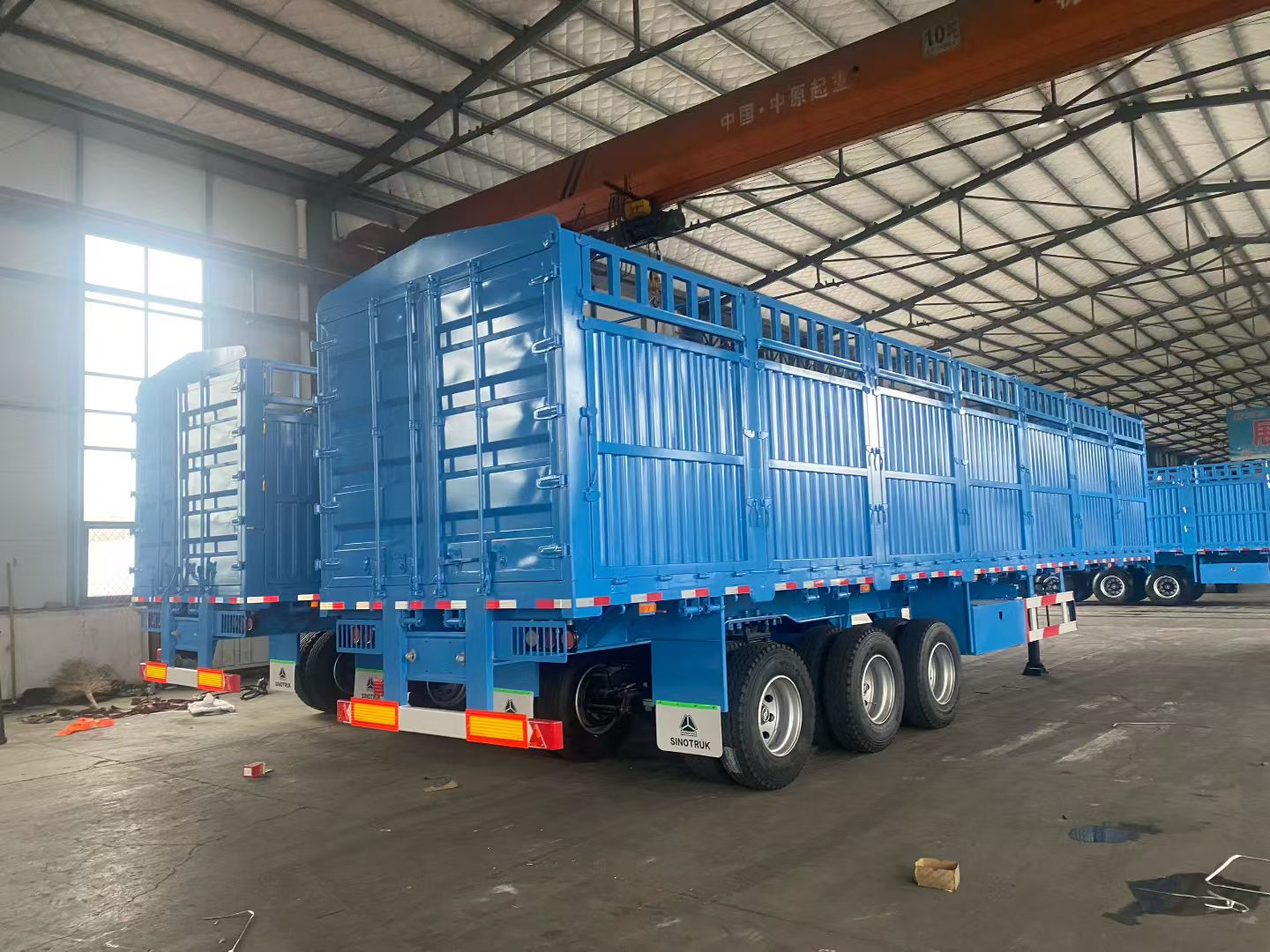 stake semitrailer