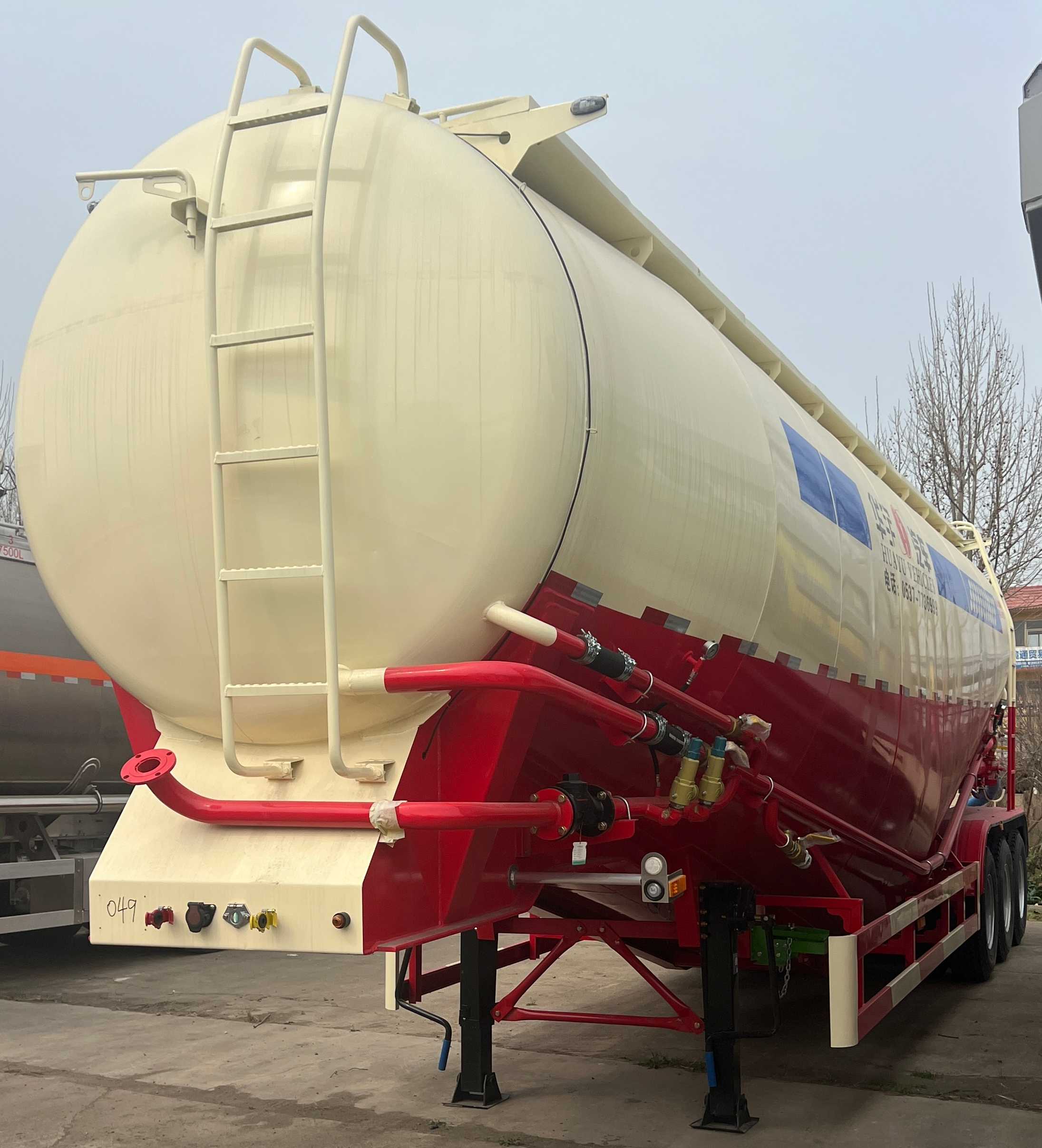 powder material semitrailer