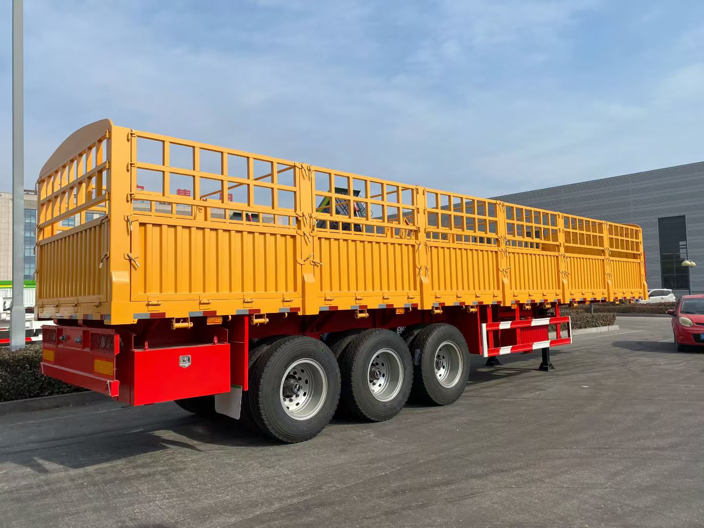 stake semitrailer