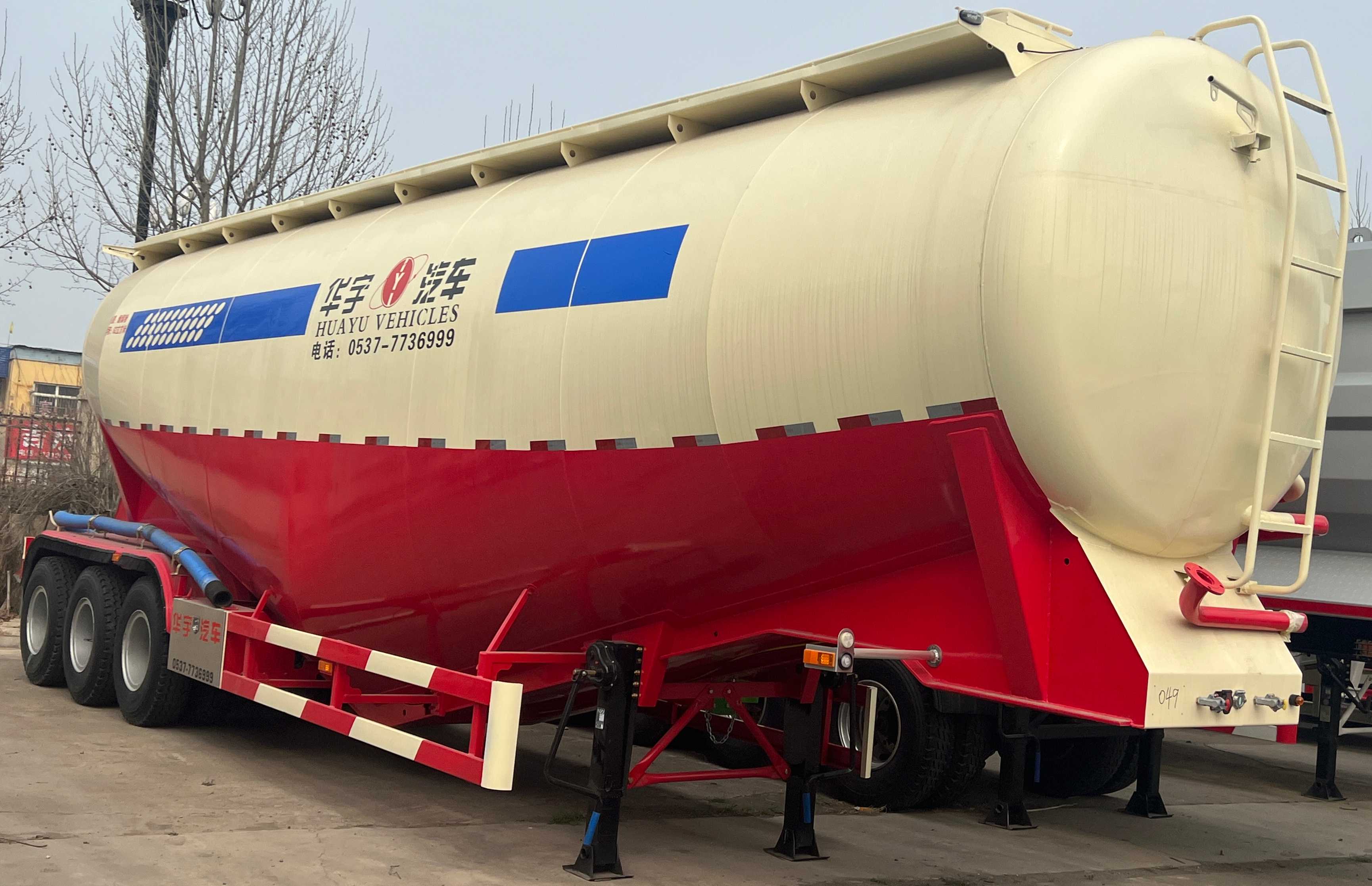 powder material semitrailer