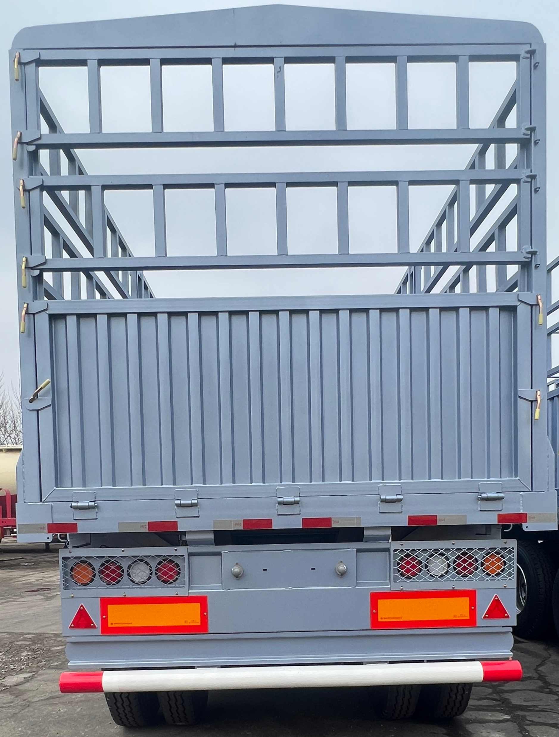 Stake semitrailer