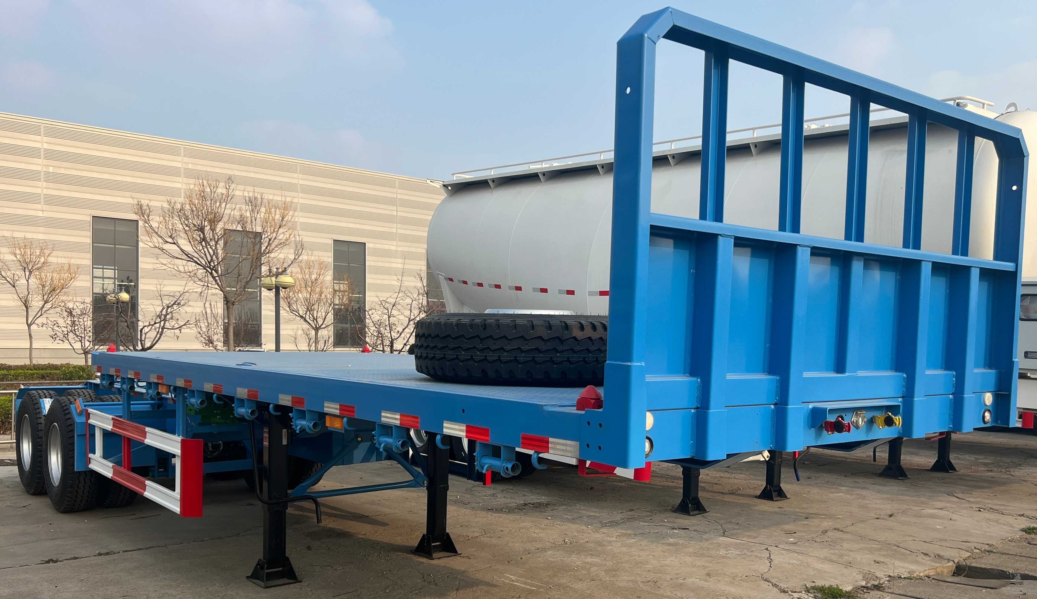 Connect flat semitrailer