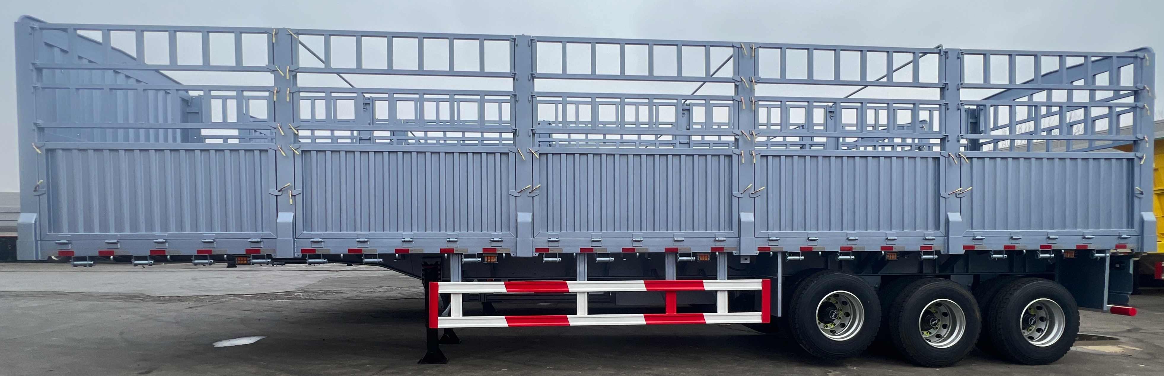 Stake semitrailer