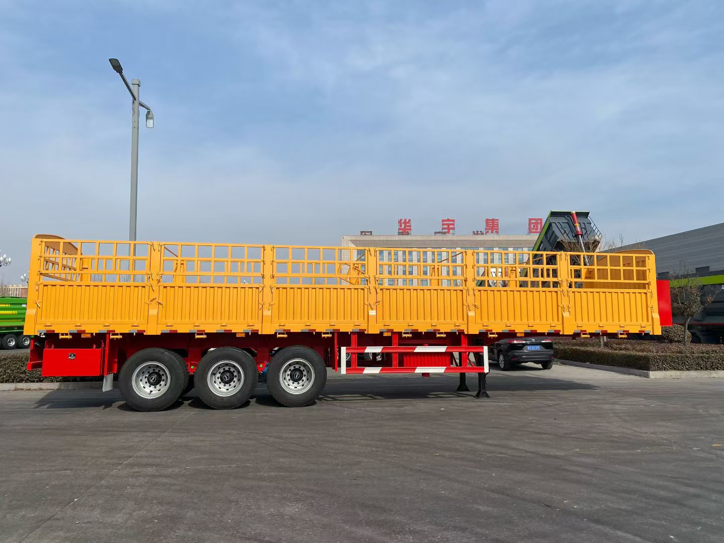 stake semitrailer