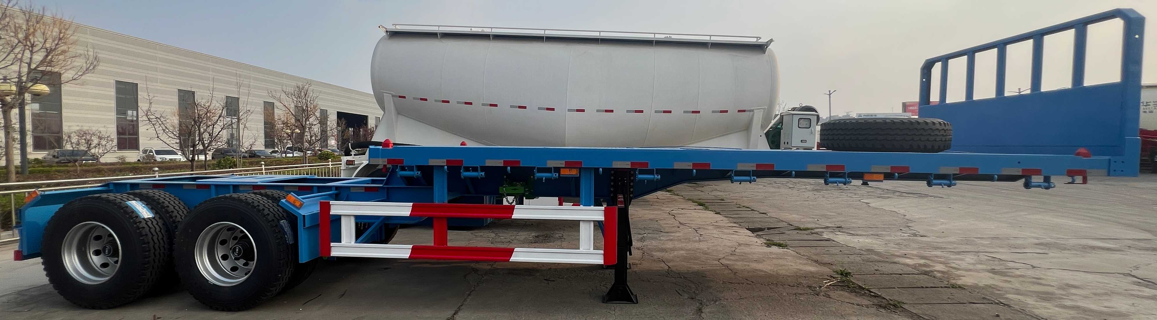 Connect flat semitrailer
