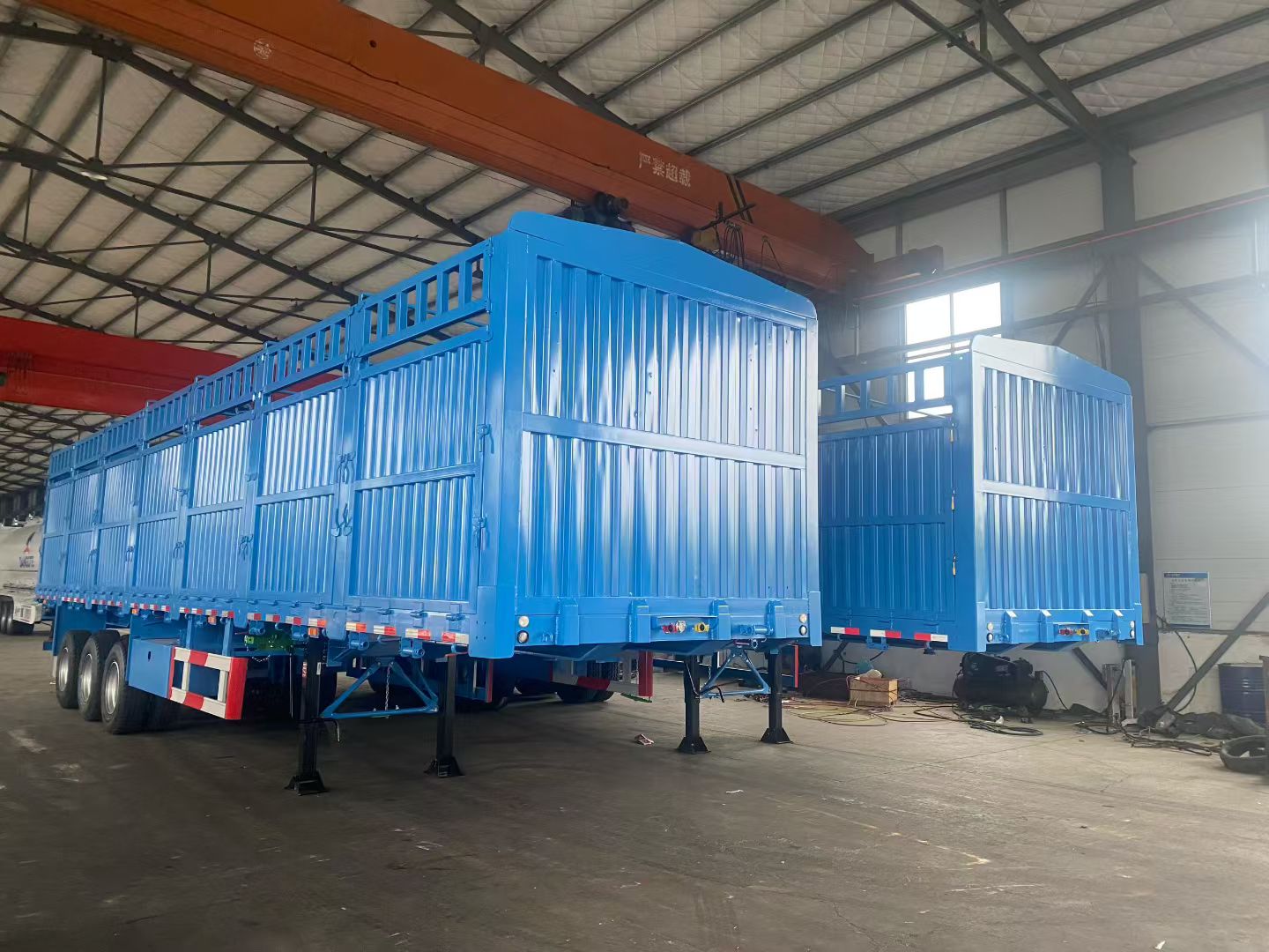 stake semitrailer
