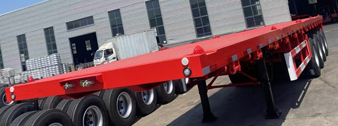 Flatbed semitrailer