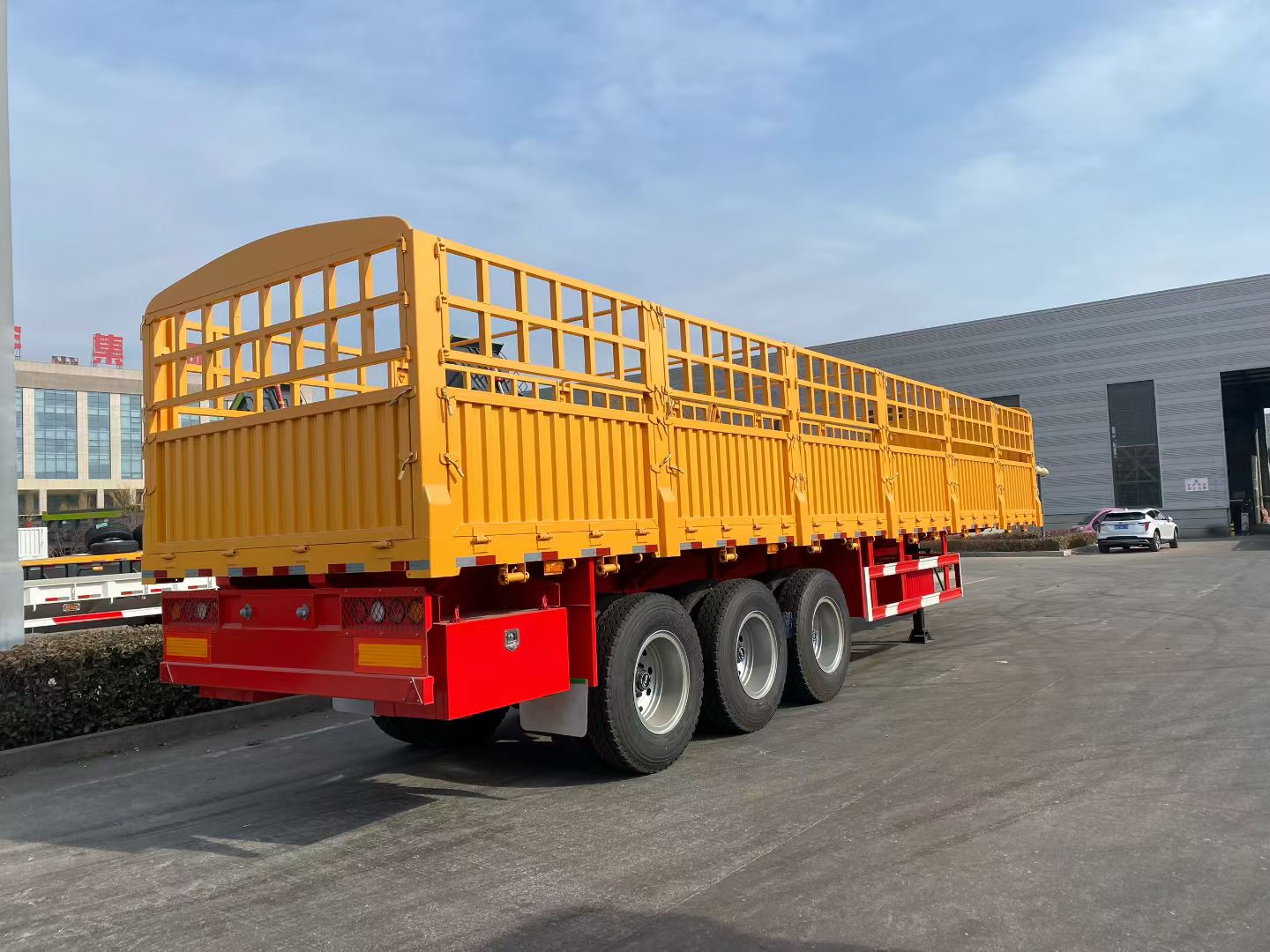 stake semitrailer