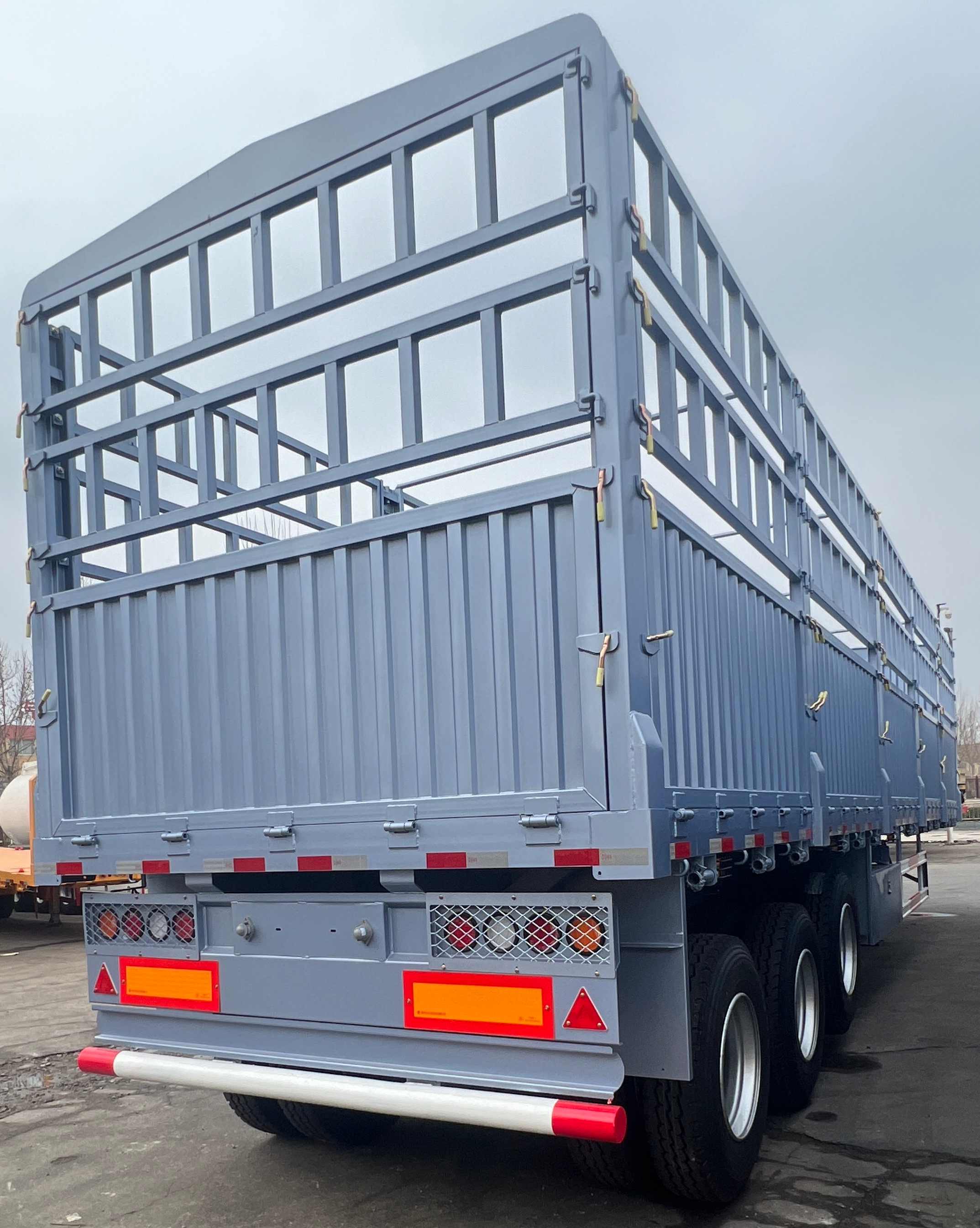 Stake semitrailer