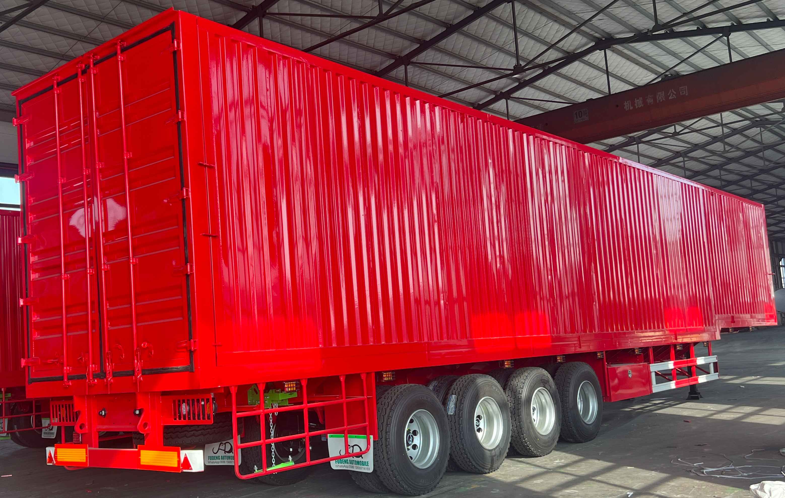 van type semitrailer