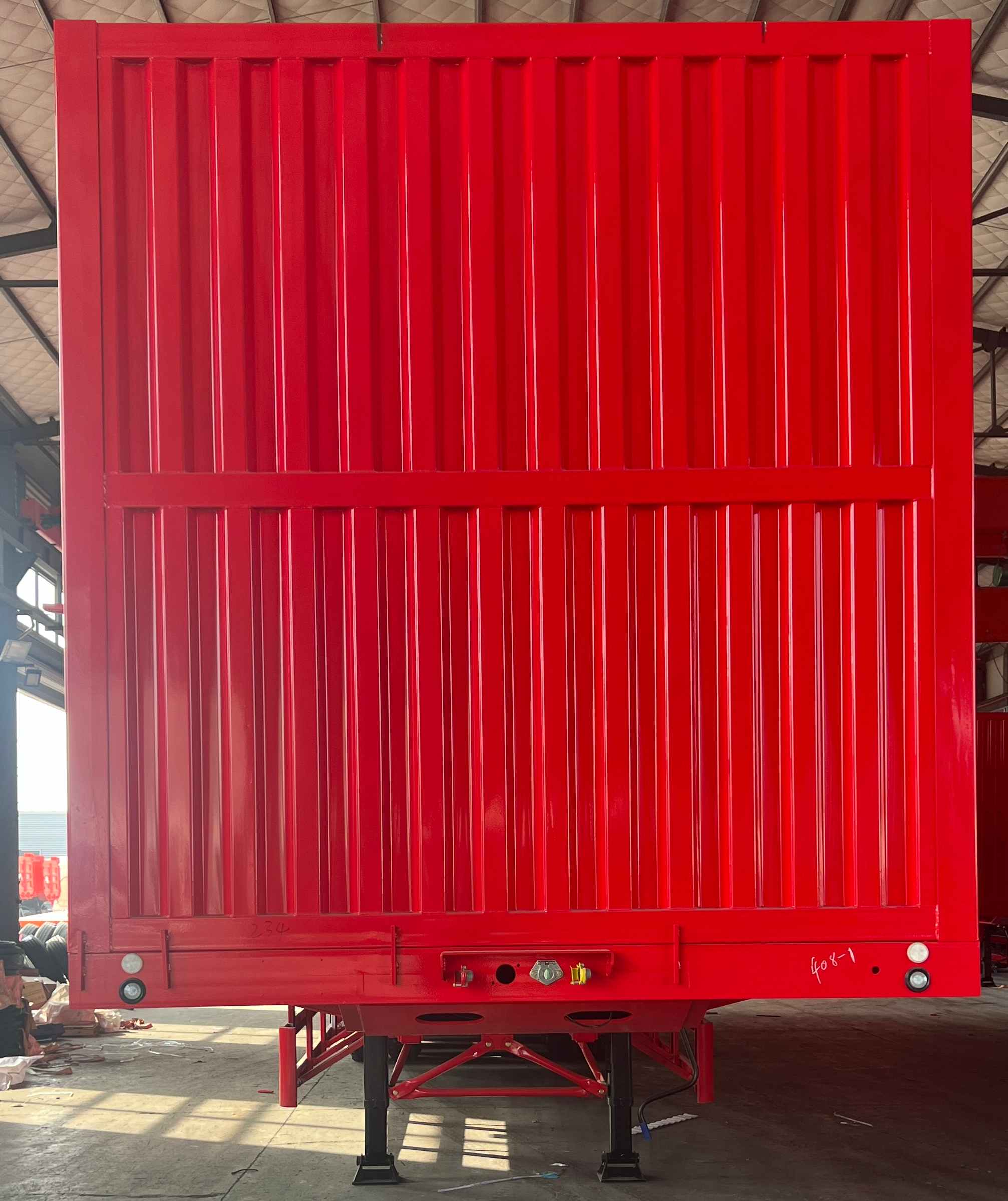 van type semitrailer