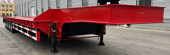 Low bed semi trailer