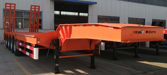 Low bed semi trailer