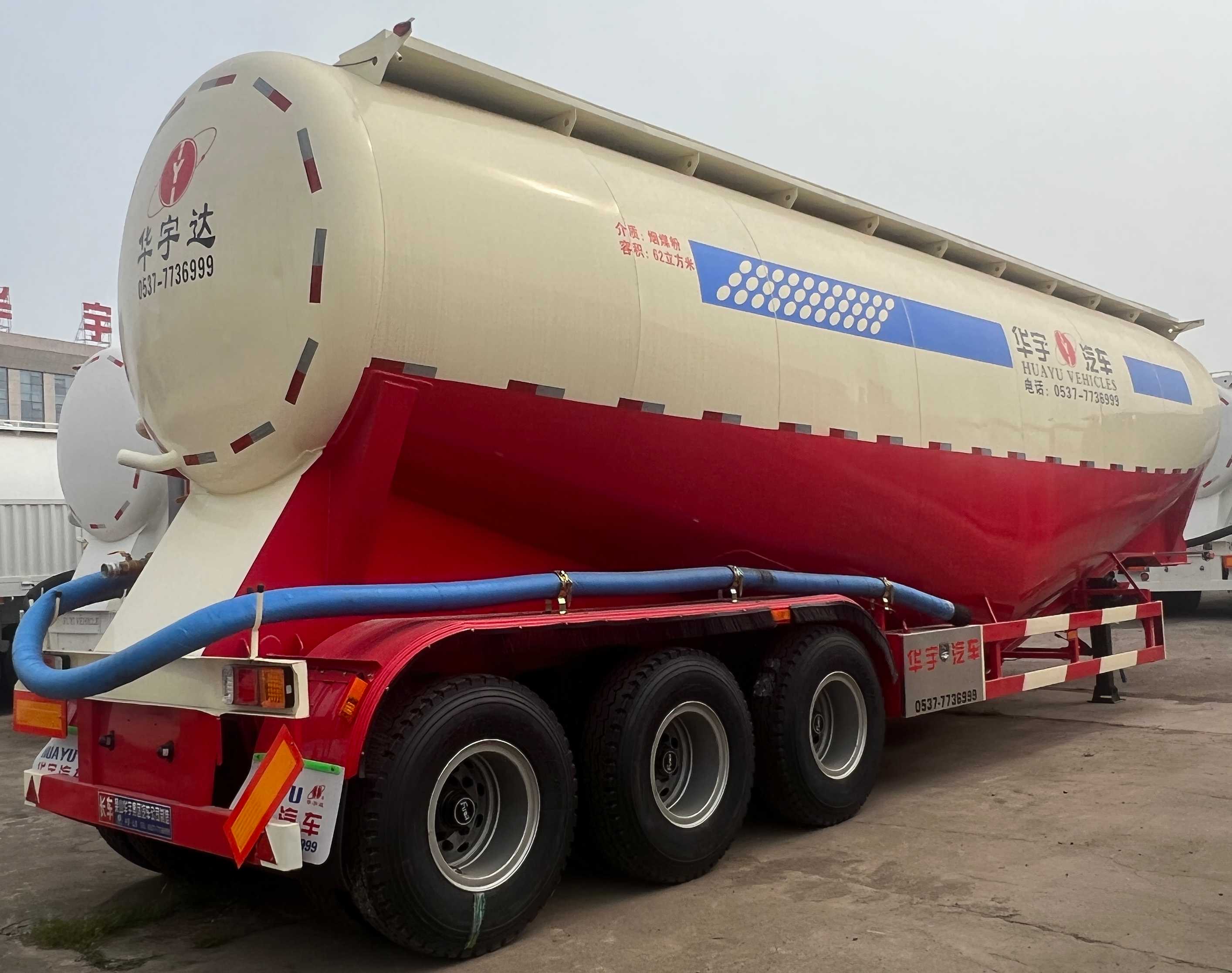 powder material semitrailer