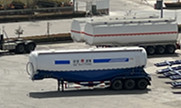 Bulk cement semi trailer
