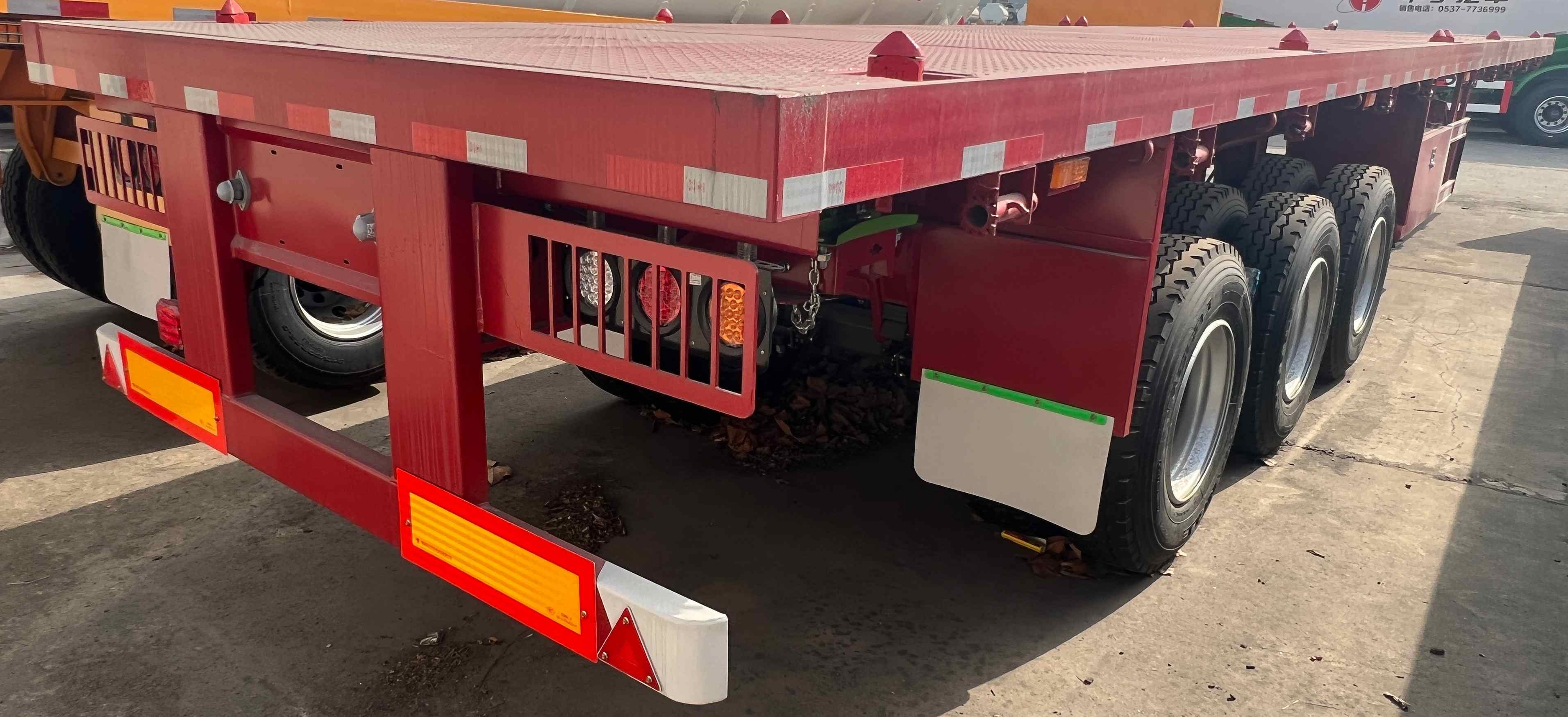 flat bed semitrailer