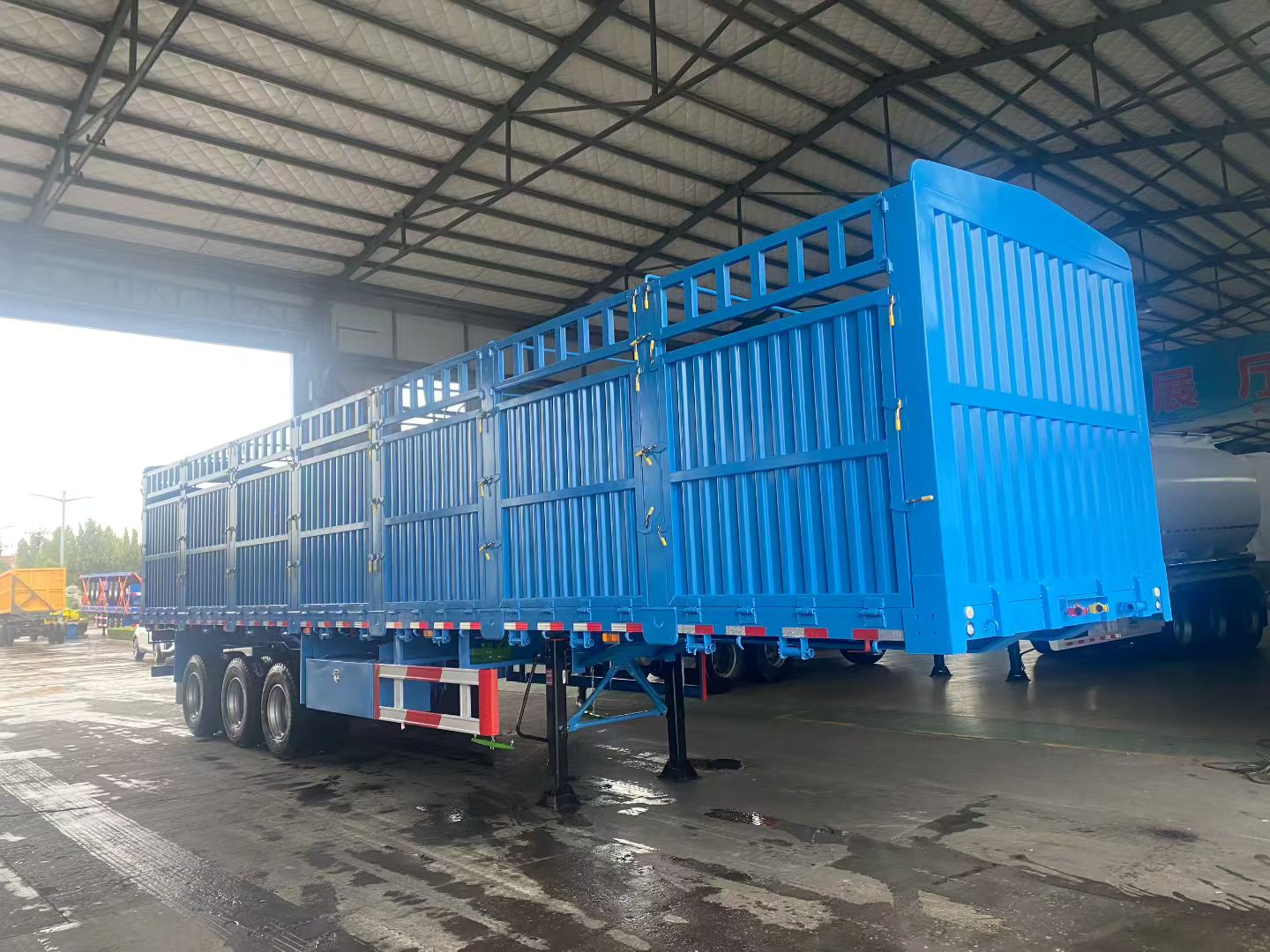 stake semitrailer