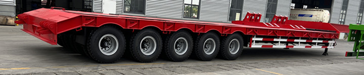 Low bed semi trailer