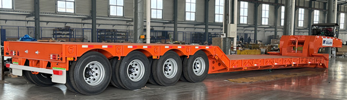 Low bed semi trailer
