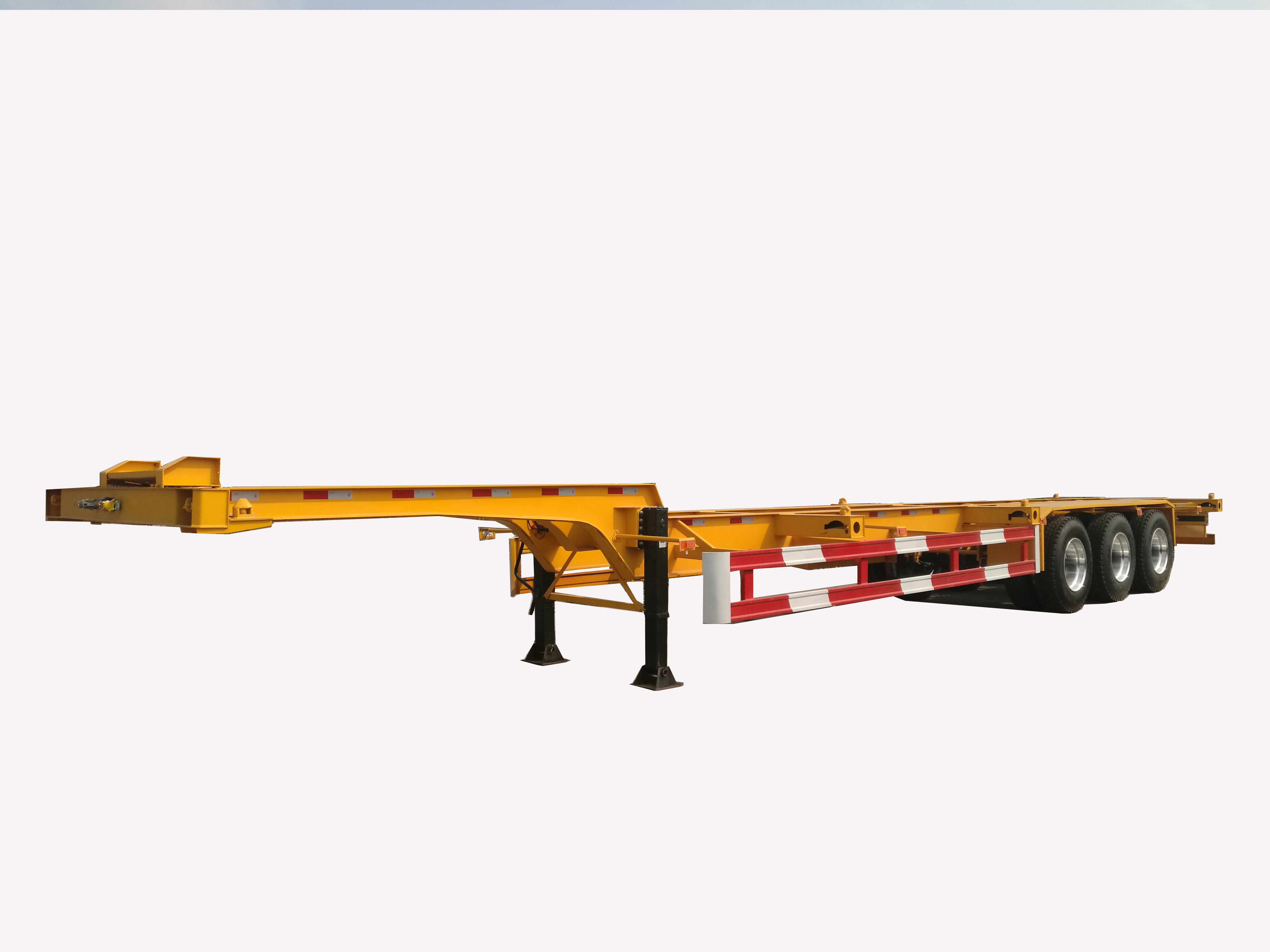 Skeleton semi trailer