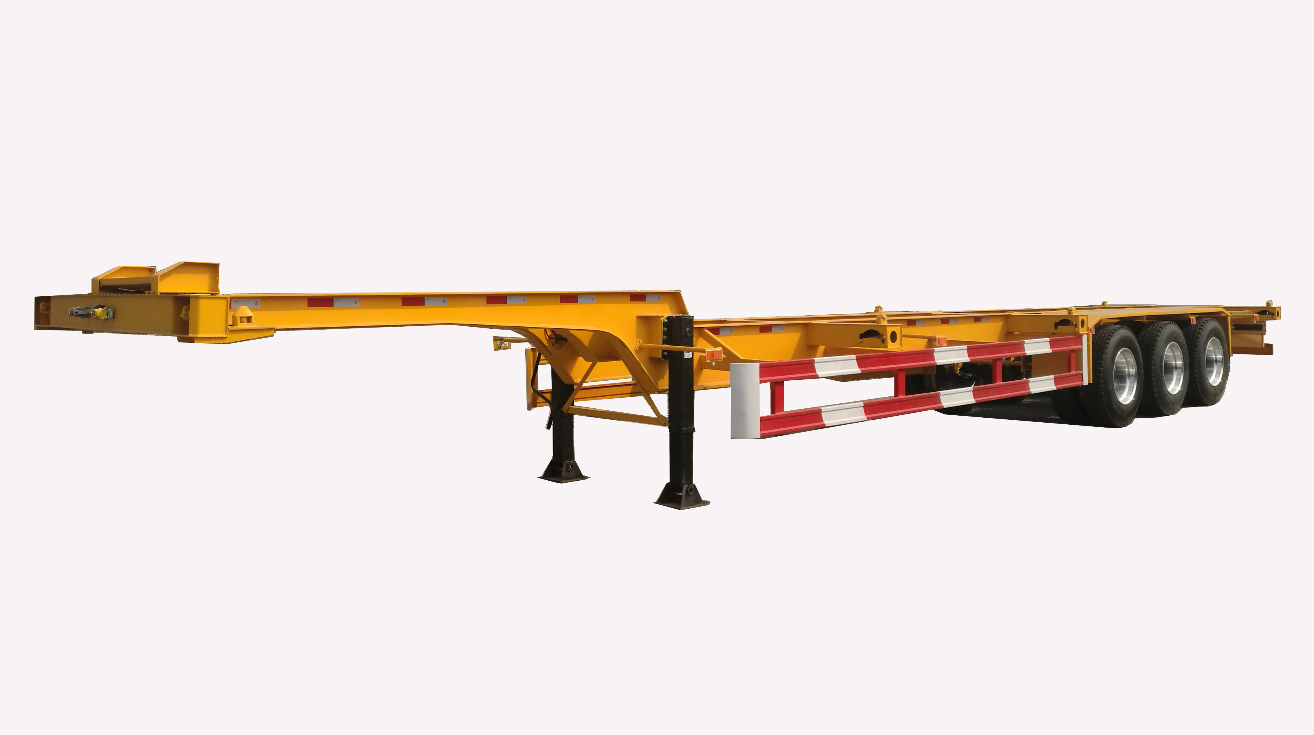 Skeleton semi trailer