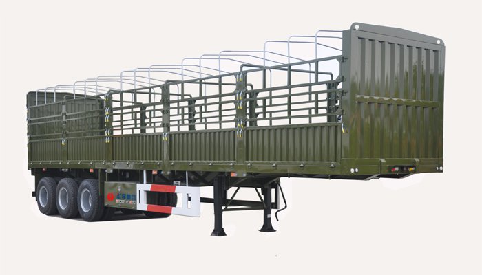 Stake semi trailer