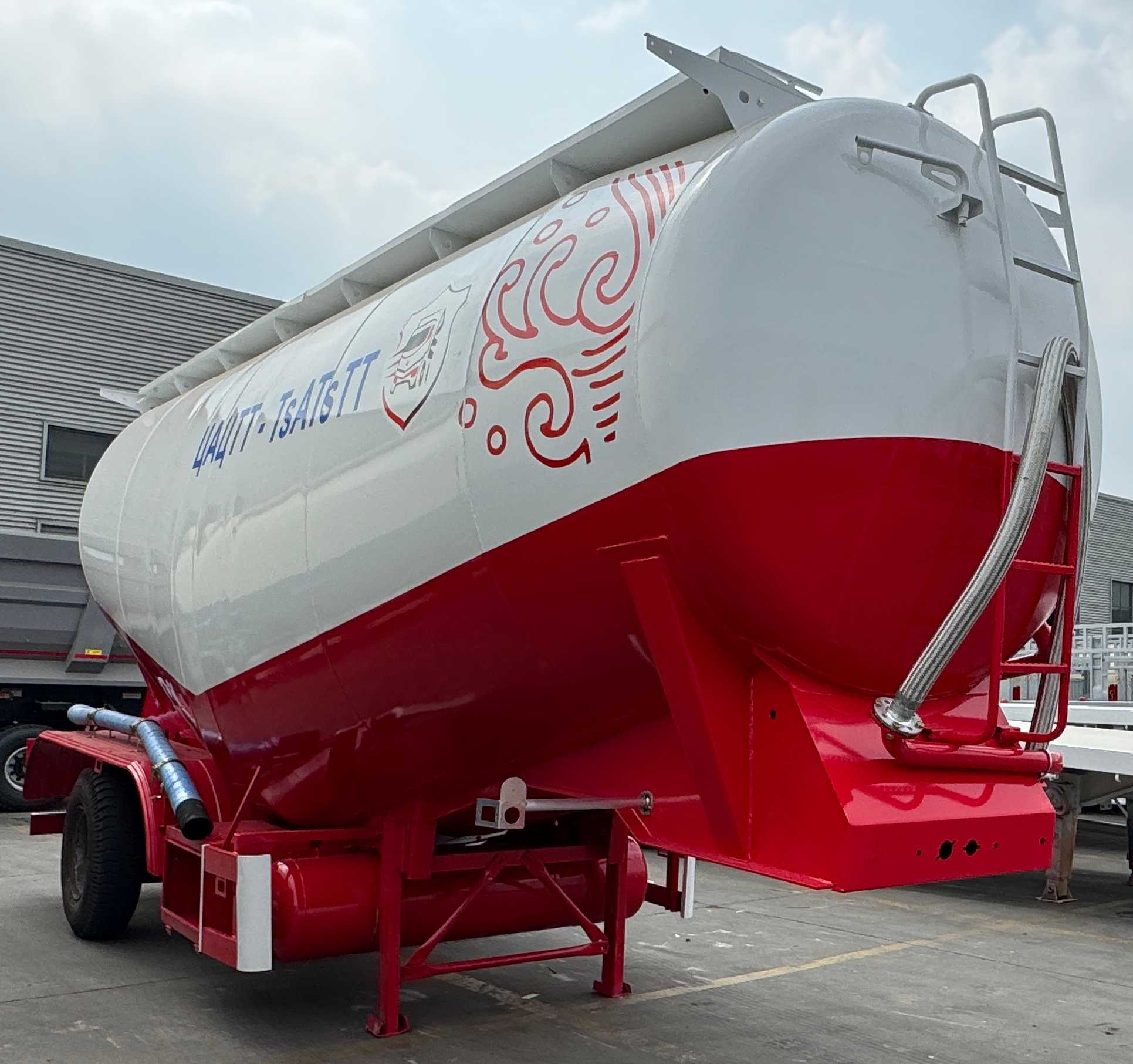 powder material semitrailer