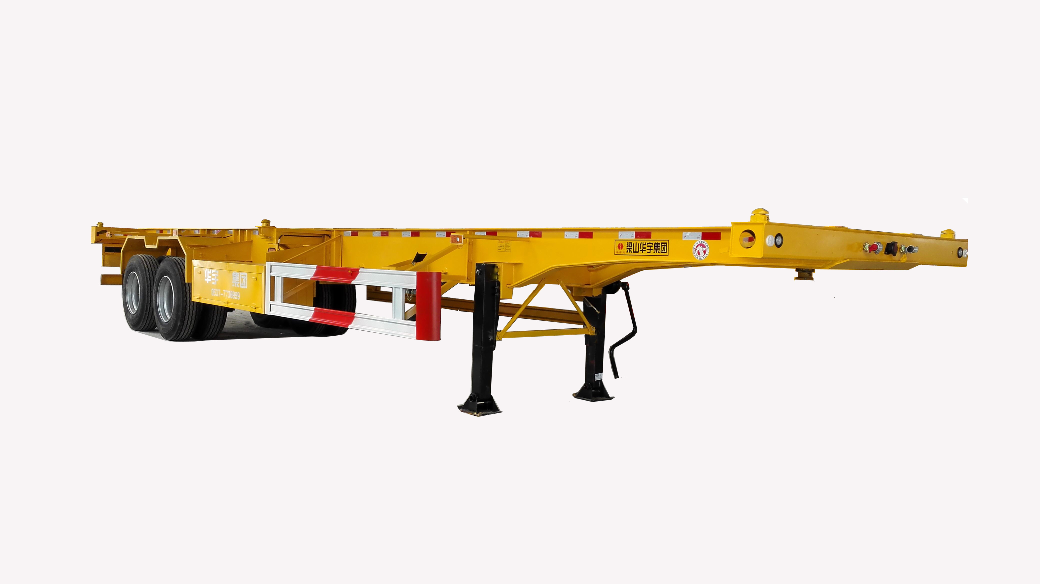 Skeleton semi trailer