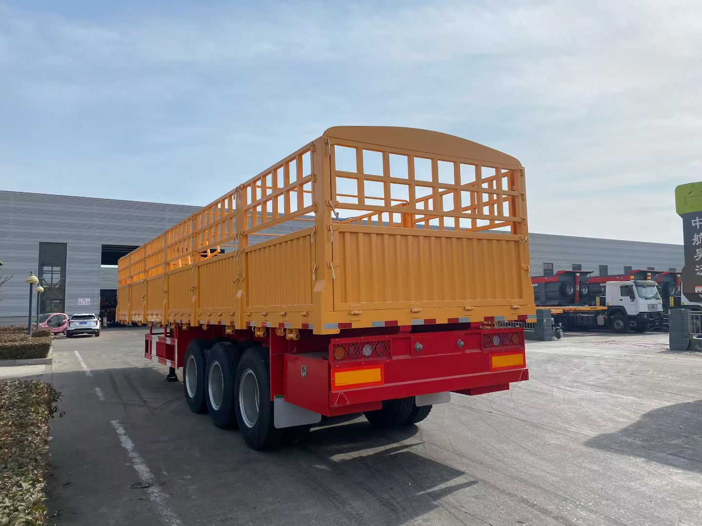 stake semitrailer