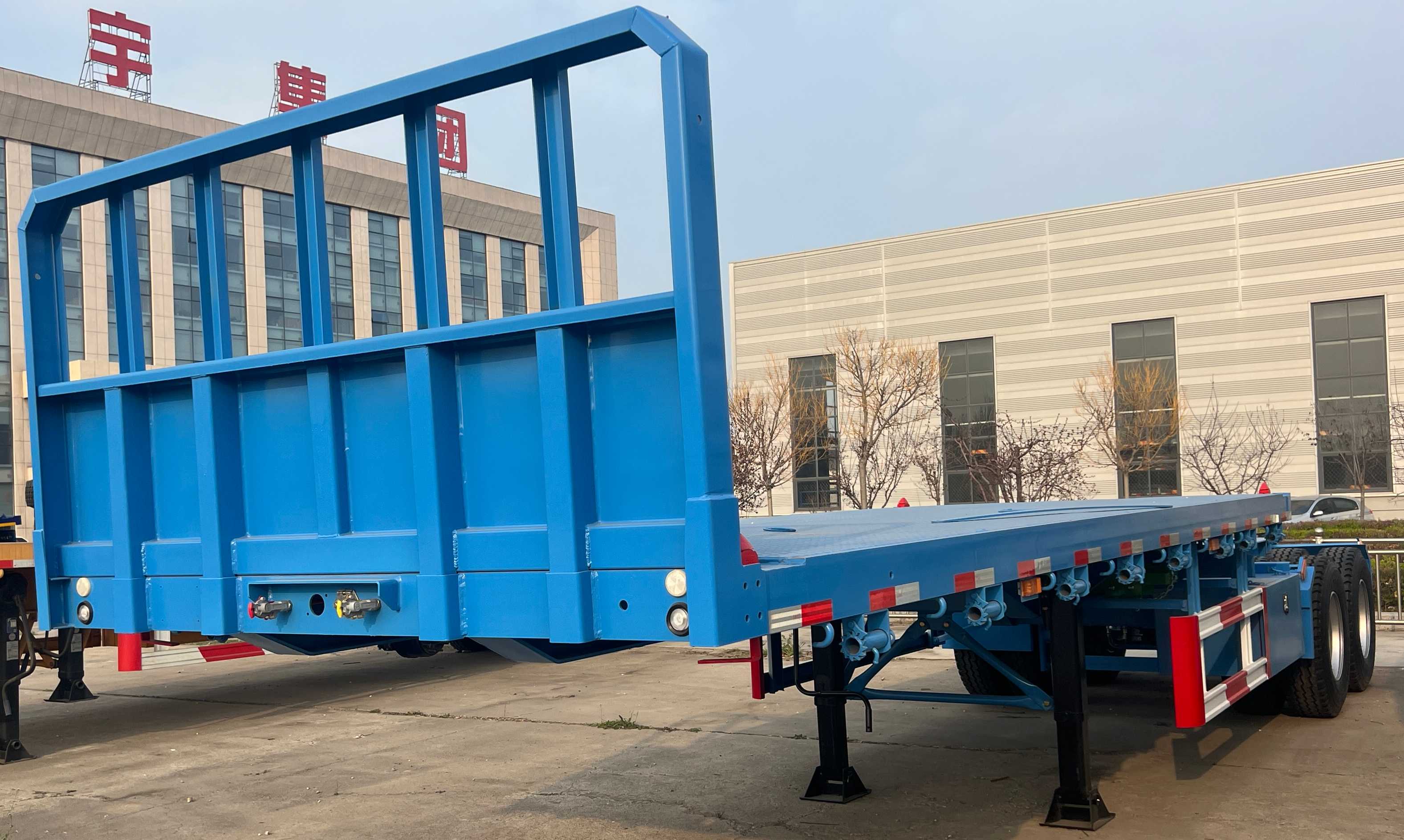 Connect flat semitrailer