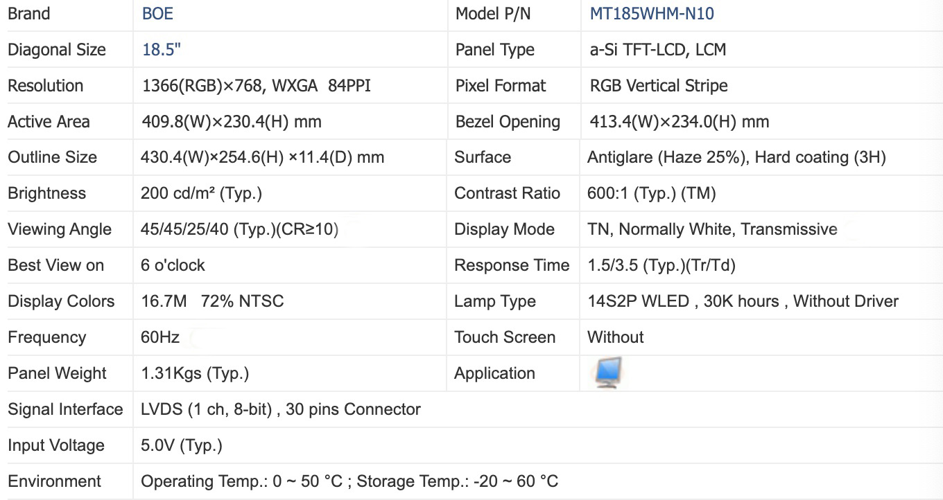 MT185WHM-N10