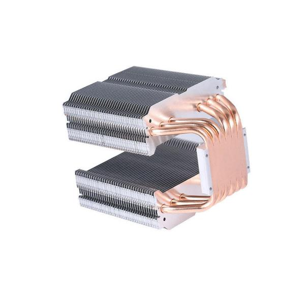 Custom Copper 6 Heat Pipe Cpu Cooler Cooling Heatsink System