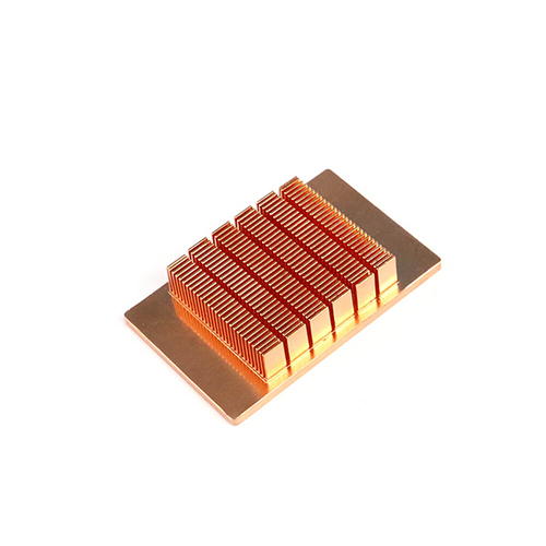 Seperated Fins Copper Skiving Heat Sink Vertical Fins Copper Skived Heat Sink