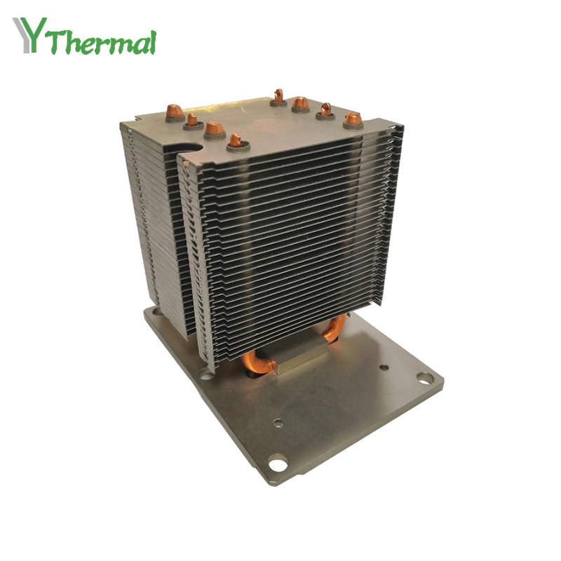 Aluminum Zipper Fin Heatsink Stacked Fin Heat Radiator CPU Computer Active Heat Sink