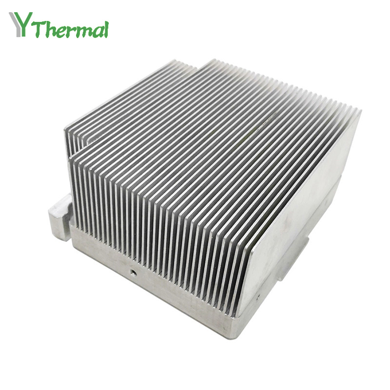 Aluminum Skived Fin Heat Sink CNC Machined Skiving Fin Heat Sink