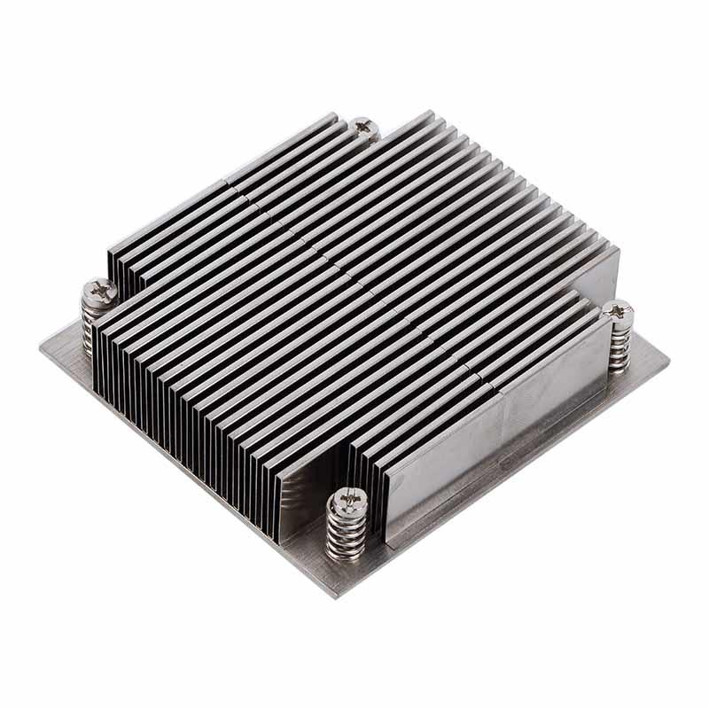 Folded Fin Heat Sinks aluminum