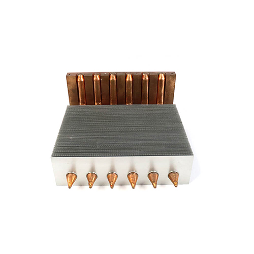 Medical Heat Sink Medical Heat Pipe Soldering Radiator With Zipper Fin