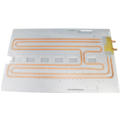 New product complex copper pipes bending water cooling plate high power water cold plate