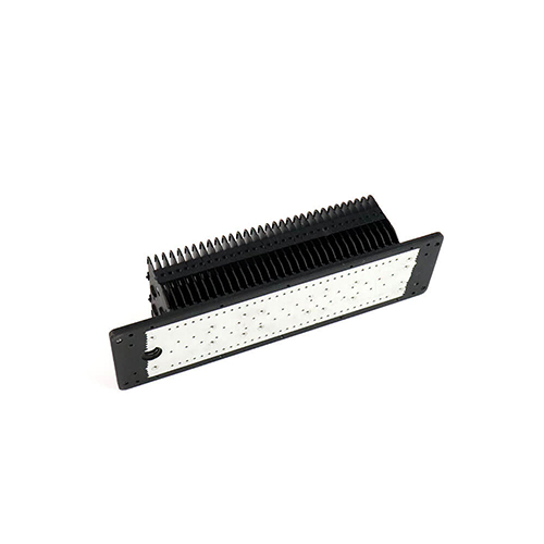 Aluminum profile Led growing light heat sink anodized black LED light radiator