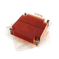 Copper skiving fin heat sink CPU skiving radiator for motherboard
