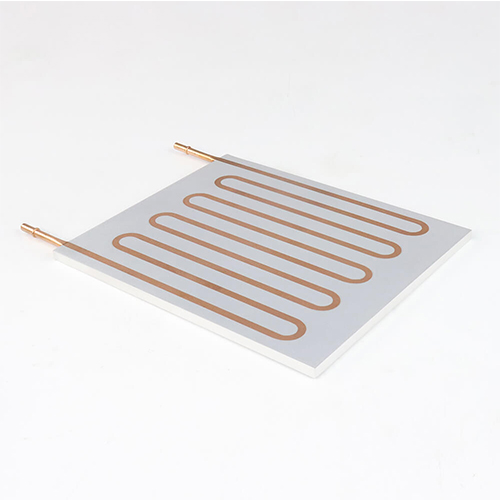 High dense bending copper pipe water cooling plate fast cooling water cold plate