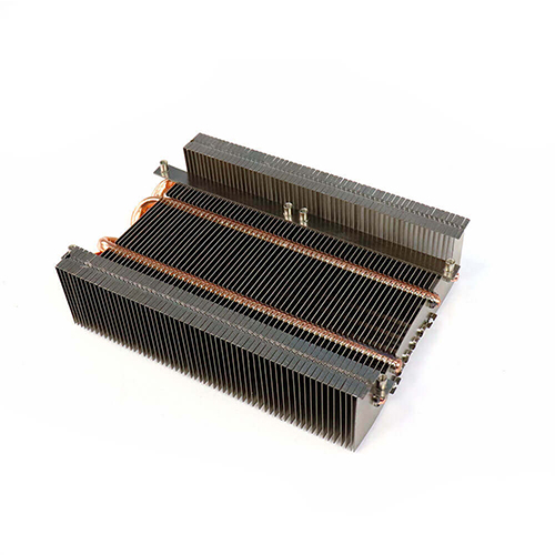 Medical Heat Sink Copper Block Heat Pipe Soldering Radiator