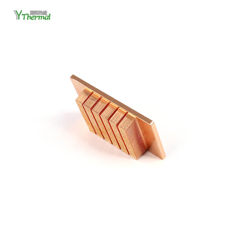 High Density Copper Pin Fins Skived Heatsink